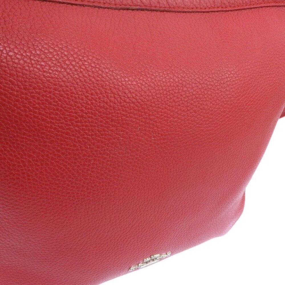Pre Loved coach Leather Shoulder Bag Women red | red Crossbody Bags - Picture 5 of 8